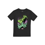 T - shirt gar�on coton - marvel hulk gamma smash noir