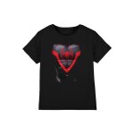 T - shirt gar�on coton - spiderman miles morales noir