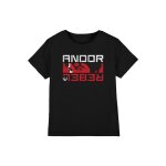 T - shirt gar�on coton - star wars andor rebel spy noir