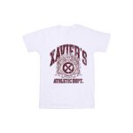 T - shirt gar�on coton - x - men athletic dept blanc