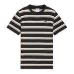 T - shirt gar�on ess elevated striped noir