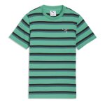 T - shirt gar�on ess elevated striped vert