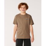 T - shirt gar�on hazed & tubed noix