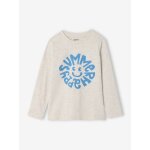T - shirt gar�on imprim� blanc chin�