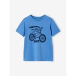 T - shirt gar�on imprim� bleu moyen