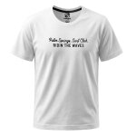 T - shirt gar�on junior en jersey imprim� devant et dos noir / blanc