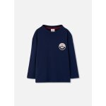 T - shirt gar�on en maille avec patch nyc bleu