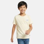 T shirt gar�on manches courtes beige