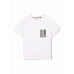 T - shirt gar�on � manches courtes blanc