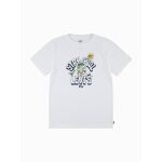 T - shirt gar�on manches courtes blanc