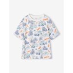 T - shirt gar�on manches courtes blanc