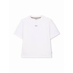 T - shirt gar�on � manches courtes blanc