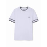 T - shirt gar�on � manches courtes blanc