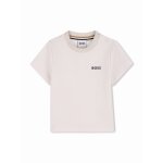 T - shirt gar�on � manches courtes blanc cass�