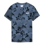 T - shirt gar�on manches courtes bleu