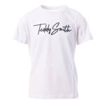 T - shirt gar�on manches courtes evan blanc