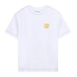 T - shirt gar�on � manches courtes sam blanc