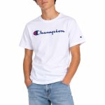 T - shirt gar�on � manches courtes signature blanc