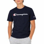 T - shirt gar�on � manches courtes signature marine