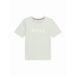 T - shirt gar�on � manches courtes vert pastel