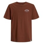 T - shirt gar�on � manches courtes whtiley marron