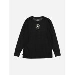 T - shirt gar�on manches longues noir