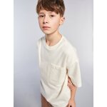 T - shirt gar�on oversize �cru