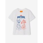 T shirt gar�on pat patrouille �cru