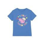T - shirt george pig coton peppa pig superstar turquoise vif T - shirt george pig coton peppa pig superstar turquoise vif