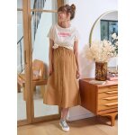 T - shirt grossesse et allaitement � message coton biologique �cru