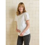 T - shirt grossesse manches courtes broderies �cru