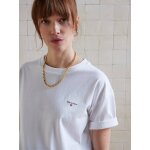 T - shirt de grossesse uni en coton blanc T - shirt de grossesse uni en coton blanc