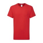 T - shirt iconic 195 en coton peign� de qualit� sup�rieure rouge