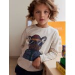 T - shirt imprim garon blanc chin