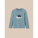 T - shirt imprim� gar�on - coton biologique celadon