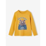 T - shirt imprim garon jaune