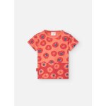 T - shirt imprim  manches courtes rouge