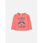 T - shirt en maille fille imprim� �toiles rouge