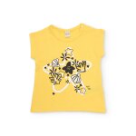 T - shirt en maille pour fille avec motif �toiles de mer jaune