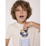 T - shirt manches courtes 100% coton gar�on grege