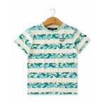 T - shirt manches courtes 100% coton gar�on imprime grege