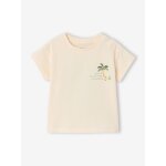 T - shirt manches courtes b�b� gar�on �cru