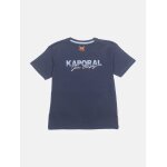 T - shirt manches courtes bleu fonc�