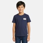 T - shirt manches courtes, col rond bleu marine