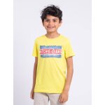 T - shirt manches courtes col rond pur coton nipeter garon jaune