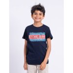 T - shirt manches courtes col rond pur coton nipeter - j bleu marine T - shirt manches courtes col rond pur coton nipeter - j bleu marine