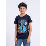 T - shirt manches courtes col rond pur coton numilan - j bleu marine T - shirt manches courtes col rond pur coton numilan - j bleu marine
