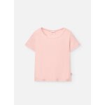 T - shirt  manches courtes avec col rond rose