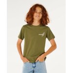 T - shirt � manches courtes eternal shred art enfant surplus green