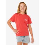 T - shirt manches courtes fille rouge
